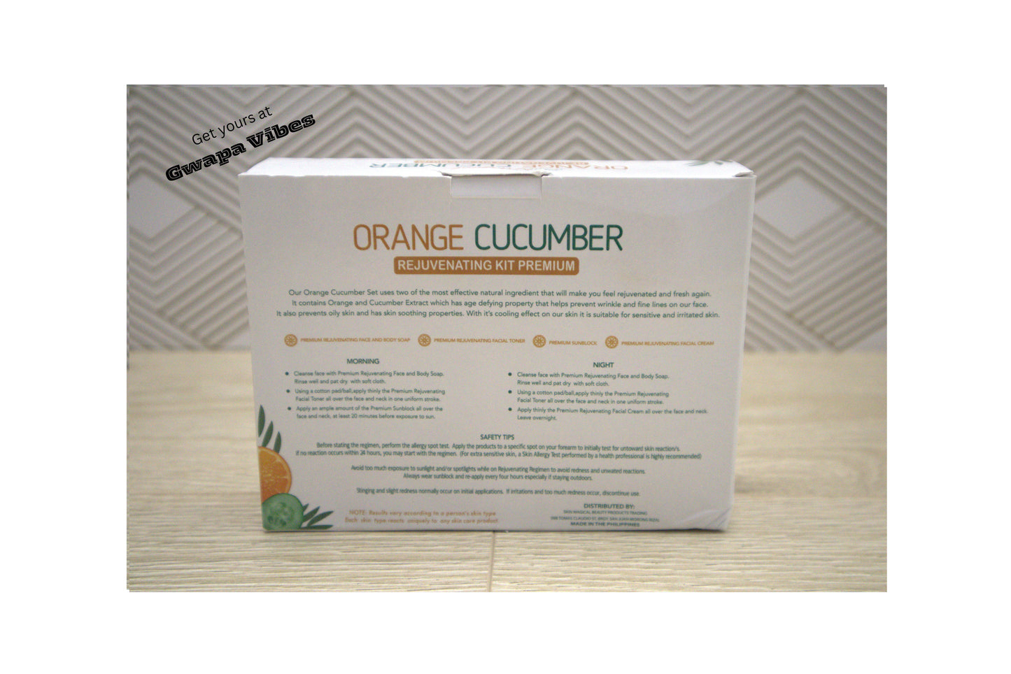 Skin Magical Orange Cucumber Whitening & Anti-Aging REJUVENATING SET