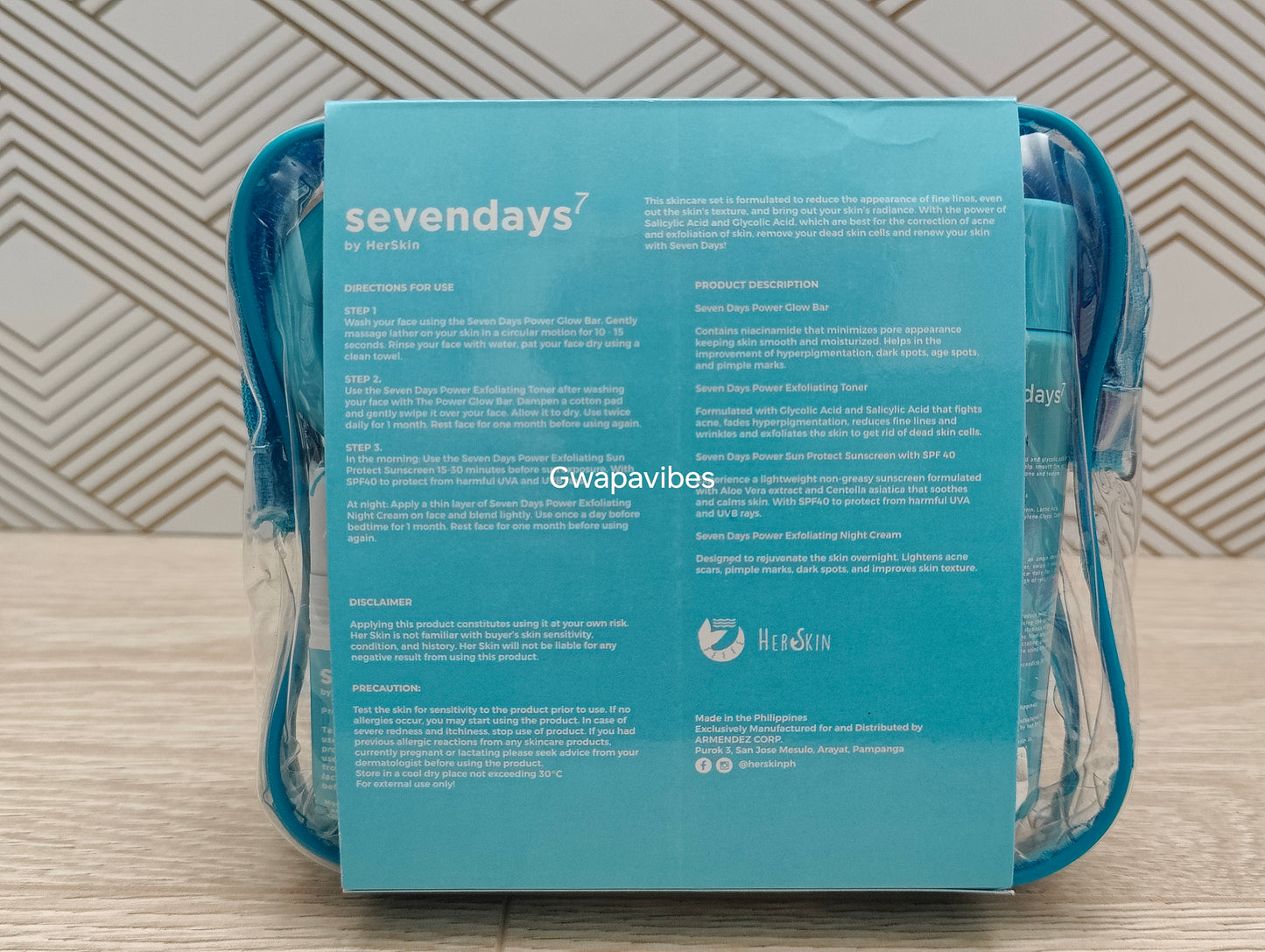 Her Skin Seven Days Power Exfoliating Set