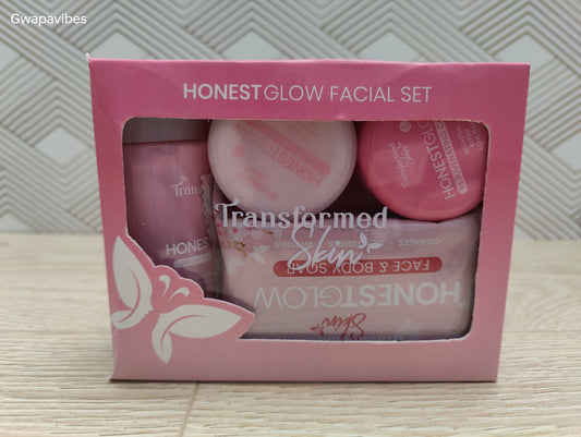 Honest Glow Facial Set Transformed Skin