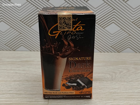 Gluta Lipo Gold Series Signature Dark Chocolate 10 Sachets