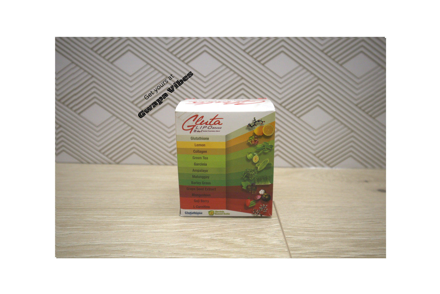 Gluta Lipo 12in1 Whitening & Slimming Lemon Flavor (US Seller) 100% Authentic