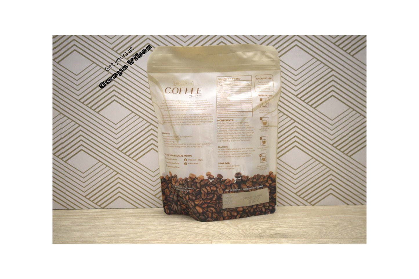 Hikari Coffee Mocha by Beauty & U, 21g x 10 Sachets